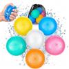 Kizozo 6PCS Palloncini d'Acqua Riutilizzabili & 1 Meshbag, Palloncini d'Acqua Magnetici per Giocattoli d'Acqua, Regalo Estivo per i Bambini