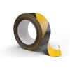 NASTRO DI SEGNALAZIONE DISTANZIAMENTO GIALLO NERO CM 5X50 MT