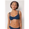 Calzedonia Balconcino Costume Crinkle Waves Blu
