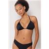 Calzedonia Triangolo Costume Shiny Satin Nero