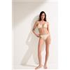 Calzedonia Brasiliana Lacci Costume Sequin Net Bianco