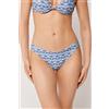 Calzedonia Slip Costume Water Reflection Blu