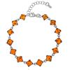 Copal Bracciale Da Donna Regolabile In Ambra Baltica E Argento Sterling 925