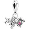 Generico Charm 799435C01 Charm pendente Passione Viaggio