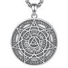 EUDORA Harmony Ball Collana con Sigillo dei Sette Arcangeli in Argento Sterling 925 per Donne Uomini, Ciondolo di San Michele Medaglione Protezione Spirituale Amuleto Talismano Gioielli Regalo, 24