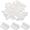 QUARKZMAN 50pz USB Tipo A Porta Tappi Coperture Cappucci Silicone Anti Polvere Protettore per USB Femmina Terminale, Bianco