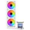 Lian-Li Kit Watercooling AIO Lian Li Galahad II LCD Infinity RGB - 360 mm (bianco)