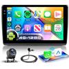 VECHTEL 4G+128G Autoradio Android 15 per Renault Trafic 2001-2010/Opel Vivaro 2006-2010/Nissan Primastar 2006-2014, 10.1'' In-Cell Touchscreen co Carplay Android Auto GPS Wi-Fi Bluetooth FM RDS Camera