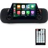 Sound way - Autoradio MP5 dual USB bluetooth telecomando schermo 5 pollici con adattatore compatibile con Fiat Panda 2010-2023 Carplay (R-932)