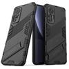 Max Power Digital Custodia per Xiaomi Mi 12 Lite 5G Con Design del Supporto Armatura Resistente Elegante Agli Urti Ibrida Rinforzata Custodia Dura Bumper Case Cover (Xiaomi Mi 12 Lite 5G, Nero)