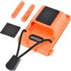 UAYESOK Custodia universale per walkie talkie con clip per radio tattica e polizia, custodia per radio a due vie Kenwood, Motorola, Baofeng, Quansheng, Midland, accessori radio bidirezionali (Orange)
