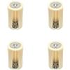 DSLRKIT Adattatore per batteria, da 3 AA (LR6) a D, confezione da 4