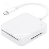 Durlo Adattatore per lettore di schede di memoria 4 in 1 USB OTG M2 SD SM XD per accessori Android