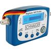 SCHWAIGER 5170 SAT-Finder localizzatore Digitale di satelliti Bussola Integrata allineamento LNB Meter Posizionamento ottimale Parabola satellitare con Uscita Audio