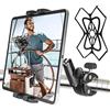 woleyi Supporto Tablet Barca Metallo Robusto, Supporto iPad Barca a Vela Yacht con Braccio in Alluminio, Palo Barra Tubo Manubrio Morsetto Bicicletta per Tablet e Telefono, 4-13 (Con Cinghia Anticaduta)