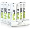 MXBatt Batterie Ricaricabili AA Nimh 1,2V 3200mAh Pile Ricaricabili AA ad Alta Capacità, 8 Pezzi per Macchinine, Telecomandi ed Elettrodomestici