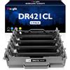 Meagiis DR421CL Unità del tamburo Compatibile per Brother DR421CL DR-421CL tamburo per Brother HL-L8260CDW HL-L8360CDW HL-L9310CDW HL-L9310CDWT HL-L9310CDWTT MFC-L8690CDW MFC-L8900CDW (4 Pacchetto)