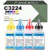 RUICAILI Ricarica toner universale ( 50 g ) Polvere di toner compatibile per Lexmark C3224 C3226 C3210K0 C3210C0 C3210M0 C3210Y0 Toner per C3224dw C3326dw C3426dw MC3224adwe (4adwe (4P4P4P) K-BK/C/M Y)