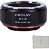 PHOLSY Adattatore Manuale Compatibile con Obiettivo C/Y su E Fotocamera