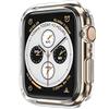 AVANA Custodia per Apple Watch Series 6/5/4/SE 40 mm, custodia protettiva per display sottile e morbido silicone TPU cover iWatch Cover protettiva Clear Slim Case Bumper - Trasparente