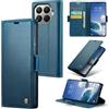 Rerzoiro Cover per Xiaomi 15T Pro Custodia Portafoglio [Blocco RFID] Premium Pelle PU Wallet Case Flip Libro con Porta Carte Slot Supporto Flip Case per Xiaomi 15T Pro 5G, Blu