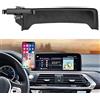 TTCR-II Custom Fits Base porta telefono per auto compatibile con BMW X3/X4 2018-2021 Accessorio per auto Upgrade Supporto smartphone 10.25''Cruscotto Porta telefono per auto regolabile girevole 360°