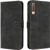 OKZone Cover per Samsung Galaxy A7 2018/A750, Custodia in Pelle Samsung A7 2018/A750, Cover a Libro Galaxy A7 2018/A750 Magnetica Portafoglio Folio PU Pelle Flip Caso con Wallet Case Cover (Nero)