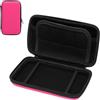 Plyisty Custodia da Trasporto per 2DS XL, 2DS LL, New 3DS, 3DS e Accessori, Custodia Protettiva da Viaggio Rigida, con 8 Slot per Giochi e Tasca Interna (Rosato)