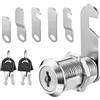 hzkais Serratura a 4 chiavi, 16 mm, 18 mm, serrature a leva per cassetti e armadietti, serratura di sicurezza con chiave per armadi, mobili, armadietti, cassette postali, cassetti, casa, ufficio