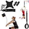 meyagot Attrezzatura da allenamento per pallavolo, regolabile, accessorio per allenamento a punta, scossa, regolazione, spiking, altalena, per principianti e professionisti