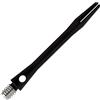 Harrows Keramic Shafts 2BA Nero o Argento - 3 Pezzi, Nero, SHT