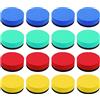 Cinvo - Confezione da 16 mini gomme cancellabili a secco, lavagna, pulitori a secco, per scuola, studenti, insegnanti, rientro a scuola, ufficio e uso domestico (4 colori, 5 x 5 pollici)