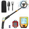 VAYOTOY Metal Detector per Bambini, Metaldetector con Display LCD, Metal Detector Leggero ad Alta Precisione con Bobina di Ricerca Impermeabile Pala Rastrello e Setaccio e Borsa per l'oro