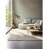 Hanse Home Tappeto in iuta naturale, tessuto a mano ed ecologico, in fibra naturale di iuta per soggiorno, camera da letto, sala da pranzo, corridoio, cucina, grigio naturale, marrone, 120 x 170 cm