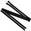 Aerzetix - Set di 5 Cerniere a Spirale N°5 90 cm | separabile | Nero con tirazip Decorativo | per Giacche, Cappotti, Accessori e Abbigliamento da Cucito