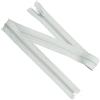 Aerzetix - Set di 5 Cerniere Lampo a Spirale N°5 70cm separabili con cursore - in Metallo Nylon Poliestere - Colore Grigio Pastello - per Cucito Artigianato creazioni Tessili