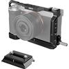 SIRUI Gabbia per Fotocamera per Sony A7CII/A7CR con Morsetto per Cavo HDMI, Gabbia Alpha 7C II/Alpha 7CR con Piastra a Sgancio Rapido Arca Incorporata, Guida NATO, AM-A7CII