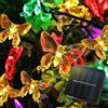 BG9D Catena Luminosa Solare Esterno Farfalle, 8M 40 LED con Cavo da 2M, 8 Modalità, Impermeabile IP67 per Decorazione Giardino, Balcone, Patio, Albero, Festa