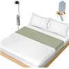 panthem Lenzuolo Universale da Terra per Letto - Materassino di Cotone Biologico con Fibra d'Argento per un Sonno Migliore, 265x60 cm Lenzuolo da Terra Lenzuolo di Terra Grounding Bed Sheet Mat (Verde