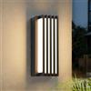 Klighten Lampada da parete per esterni LED 30W,lampada da esterno 3000K bianco caldo IP65| Lampada da parete in alluminio per interni/esterni, balcone, giardino，Nero