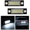 Mewneap 2 luci LED per targa compatibili con VW Caddy Golf Jetta Passat Limousine 3bg Passat Variant 3C B6 T5 Touran Skoda Luci per targa LED Bianco