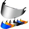 PSLER Visiera Casco per D-Skwal D-Skwal 2 Spartan - Visiera Colorata Accessori per Casco da Moto Ricambio(Argento)