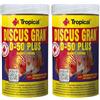 Tropical Tadeusz Ogrodnik DISCUS GRAN D-50 PLUS gr.110/ml.250 (Confezione da 2)