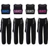 Barielle 10012 Tuta Hip Hop per bambini, Crop Top, pantaloni cargo con design a catena, abbigliamento da danza, 134-164, Colore: rosa., 146 cm-152 cm