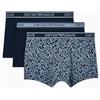 Emporio Armani Boxer da Uomo, Confezione da 3, Blu, L