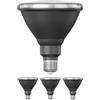 ledscom.de 4 pezzi E27 lampadina LED, PAR38 collo corto, bianco (4200 K), 16,1 W, 1379lm, 45°, specchio riflettore (argento)