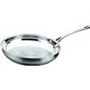 SCANPAN Impact Padella in acciaio inox a induzione, 28 cm, bordo antigoccia, padella con impugnatura comoda, padella universale per tutti i piani cottura, resistente al forno