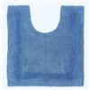 HOMESCAPES Tappetino per WC, di lusso 1600 g/m², extra morbido, 100% cotone, reversibile, antiscivolo, lavabile, super assorbente, ad asciugatura rapida, tappeto per base WC colore blu cobalto, 50 x
