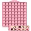 WishesMar Stampo Silicone per Cioccolato Forma di Mini Ciambelle Rotonde extra Piccole - Anti-aderente Riutilizzabile Stampi in Silicone per Caramelle Cioccolatini Praline Decorazione di Torte