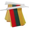 AZ FLAG Ghirlanda 6 Metri 20 Bandiere Lituania 21x15cm, Bandiera Lituana 15 x 21 cm - Festone Bandierine